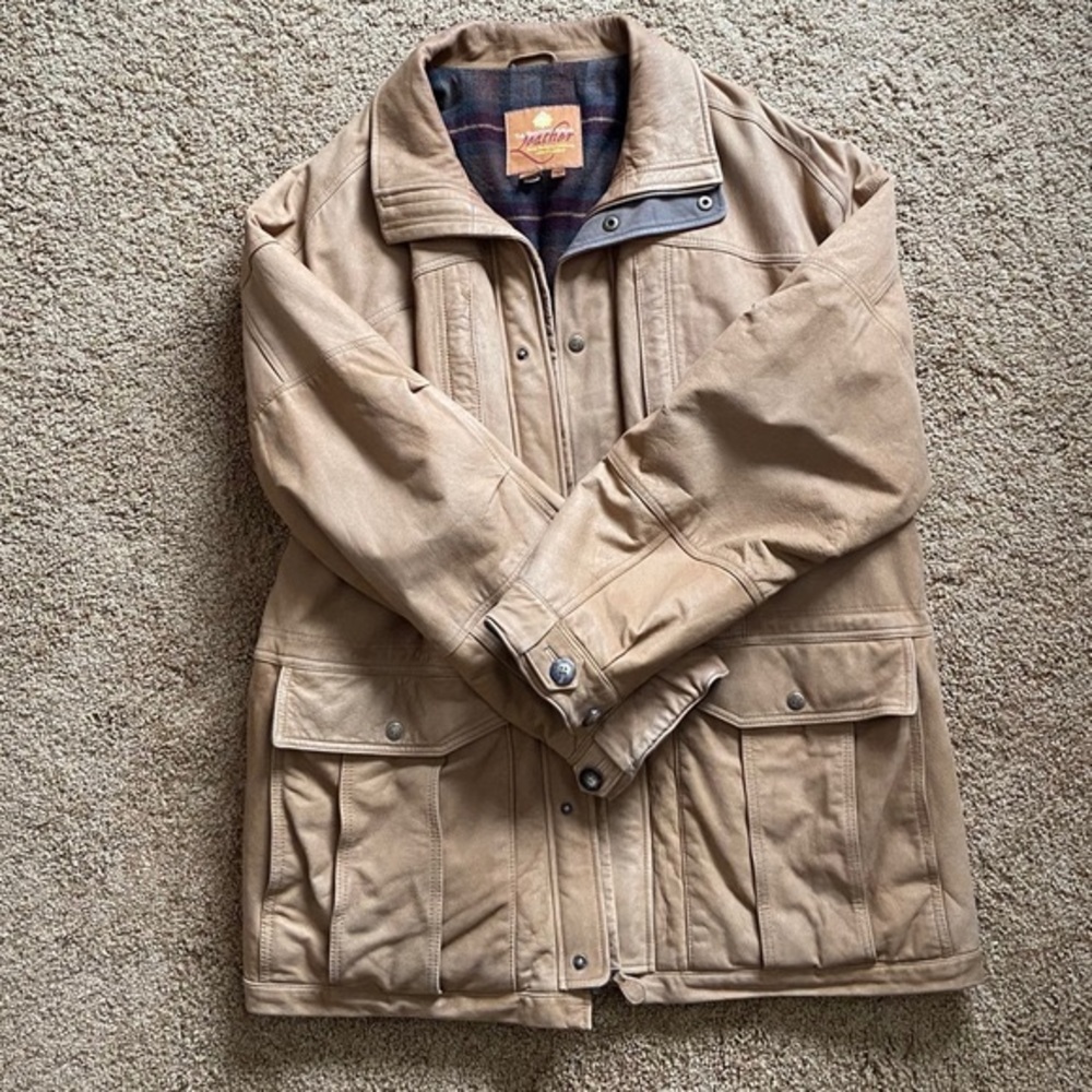 The Territory Ahead Leather Jacket w/Wool Lining